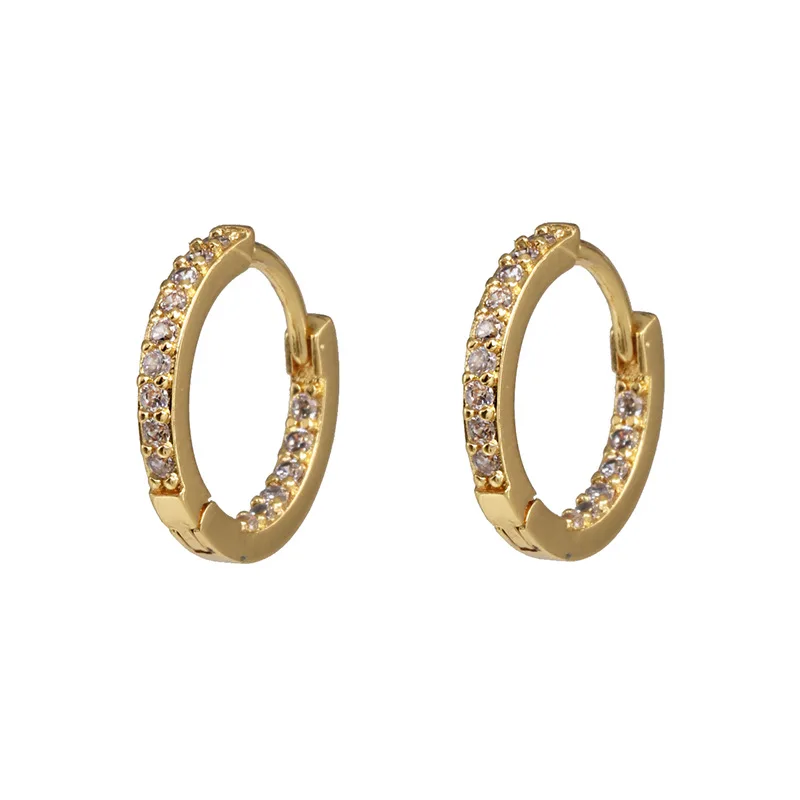 Women CZ Zircon Round Small Hoop Earrings Trendy Circle Cartilage Huggie Hoops Earrings Female Fashion Jewelry 2021 33 Hc049335ae525450f8f12ad2f22ff91fff