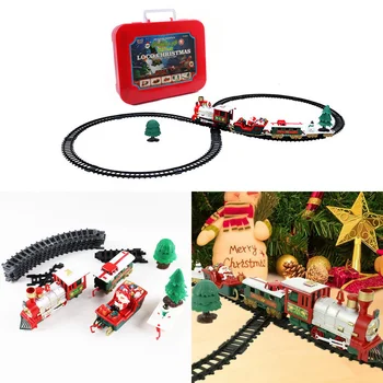 Children Small Train Track Toy Electric Light Music Christmas Train Baby Toys Christmas Decorations For Home Electric Rail Car
Children Small Train Track Toy Electric Light Music Christmas Train Baby Toys Christmas Decorations For Home Electric Rail Car