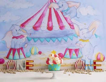 Circus elephant Birthday Party Photography Decoration Background Printed Kids Newborn Baby Shower Photo Backdrop
Circus elephant Birthday Party Photography Decoration Background Printed Kids Newborn Baby Shower Photo Backdrop