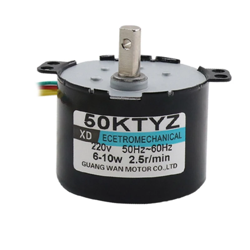 10W Gear Motor 50KTYZ Permanent Magnetic Synchronism Motor 2.5RPM 5RPM 10RPM 15RPM 20RPM 30RPM 1RPM 50RPM 110RPM 220V AC
10W Gear Motor 50KTYZ Permanent Magnetic Synchronism Motor 2.5RPM 5RPM 10RPM 15RPM 20RPM 30RPM 1RPM 50RPM 110RPM 220V AC