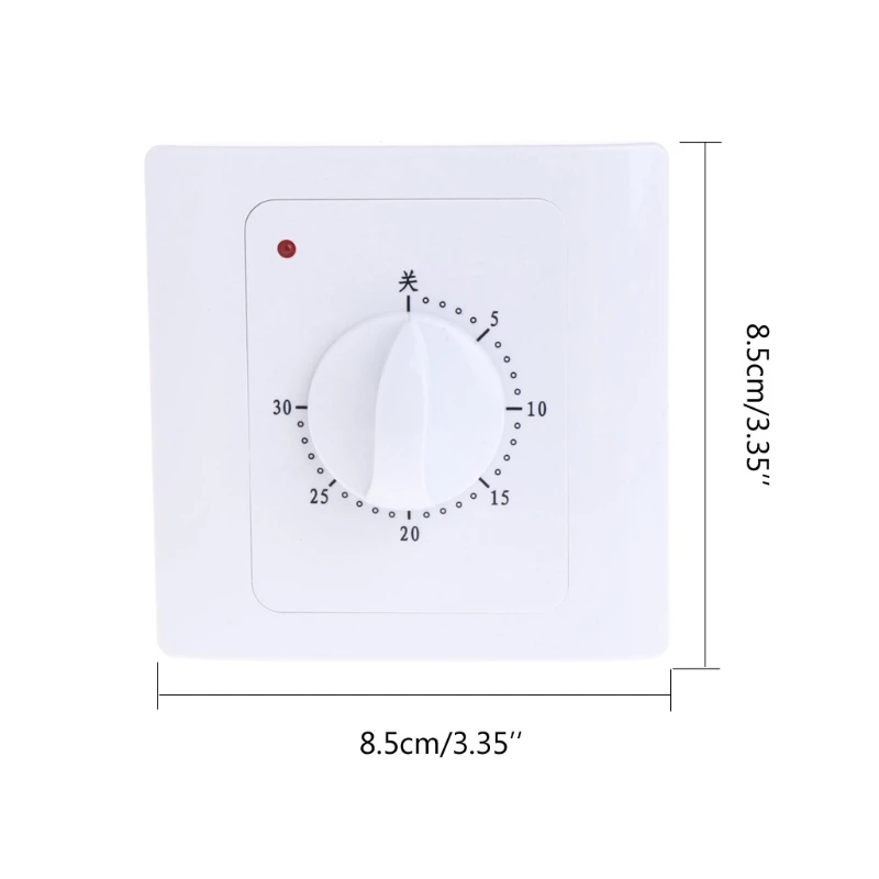 AC 220V 10A 30Min Mechanical Countdown Timer Switch Electric Digital Time Plug Control Button Knob Switch
AC 220V 10A 30Min Mechanical Countdown Timer Switch Electric Digital Time Plug Control Button Knob Switch