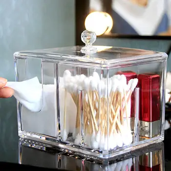 High Quality Clear Acrylic Cotton Swabs Storage Box Case Cotton Swab Stick Toothpick Cosmetic Makeup Organizer Case Holder
High Quality Clear Acrylic Cotton Swabs Storage Box Case Cotton Swab Stick Toothpick Cosmetic Makeup Organizer Case Holder
