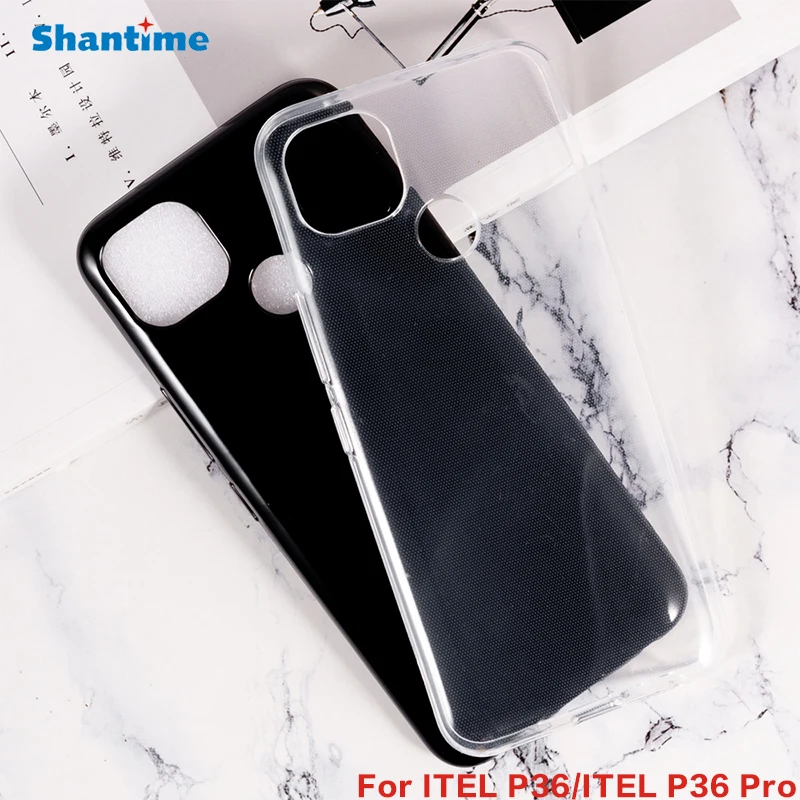 Силиконовый защитный чехол для ITEL P36 Pro Vision 1 Plus мягкий из ТПУ | Мобильные телефоны