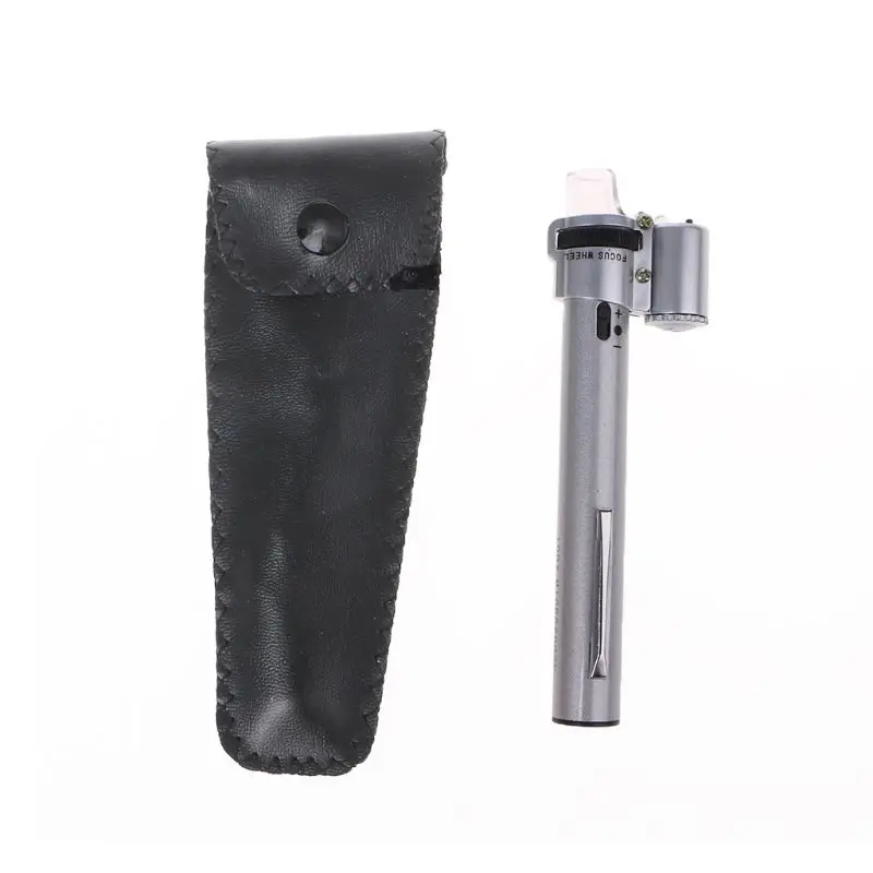 Handheld Pocket 100X Gem Jewelry LED Light Microscope Loupe Magnifier Pen Shape L4MF
Handheld Pocket 100X Gem Jewelry LED Light Microscope Loupe Magnifier Pen Shape L4MF