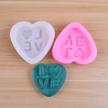 LOVE handmade soap silicone mold diy letter LOVE heart-shaped sugar cake decorative candle mold
LOVE handmade soap silicone mold diy letter LOVE heart-shaped sugar cake decorative candle mold