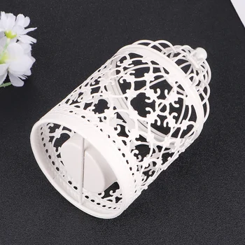 Iron Art Candlestick Bird Cage Design Candle Holder Chic Candle Stand Tabletop Ornament Adornment for Home Restaurant 
Iron Art Candlestick Bird Cage Design Candle Holder Chic Candle Stand Tabletop Ornament Adornment for Home Restaurant