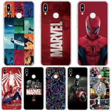 Marvel Мстители комиксы чехол для huawei nova 3 3e 4 4e 2 2i плюс 3i Y9 Y5 премьер Y3 Y6 Y7 Pro 2017 2018 2019 Чехол Мягкий ТПУ Coque(China)