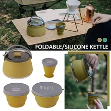 1000ML Silicone Folding Kettle Portable Camping Boiling Water Pot with Handle Tea Coffee Cooker for Camping Travel
1000ML Silicone Folding Kettle Portable Camping Boiling Water Pot with Handle Tea Coffee Cooker for Camping Travel