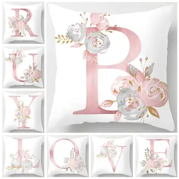 Pink Flower Letter Decorative Pillow Cushion Covers Pillowcase Cushions for Sofa Pillowcover Cuscini Decorative Home Decor
Pink Flower Letter Decorative Pillow Cushion Covers Pillowcase Cushions for Sofa Pillowcover Cuscini Decorative Home Decor