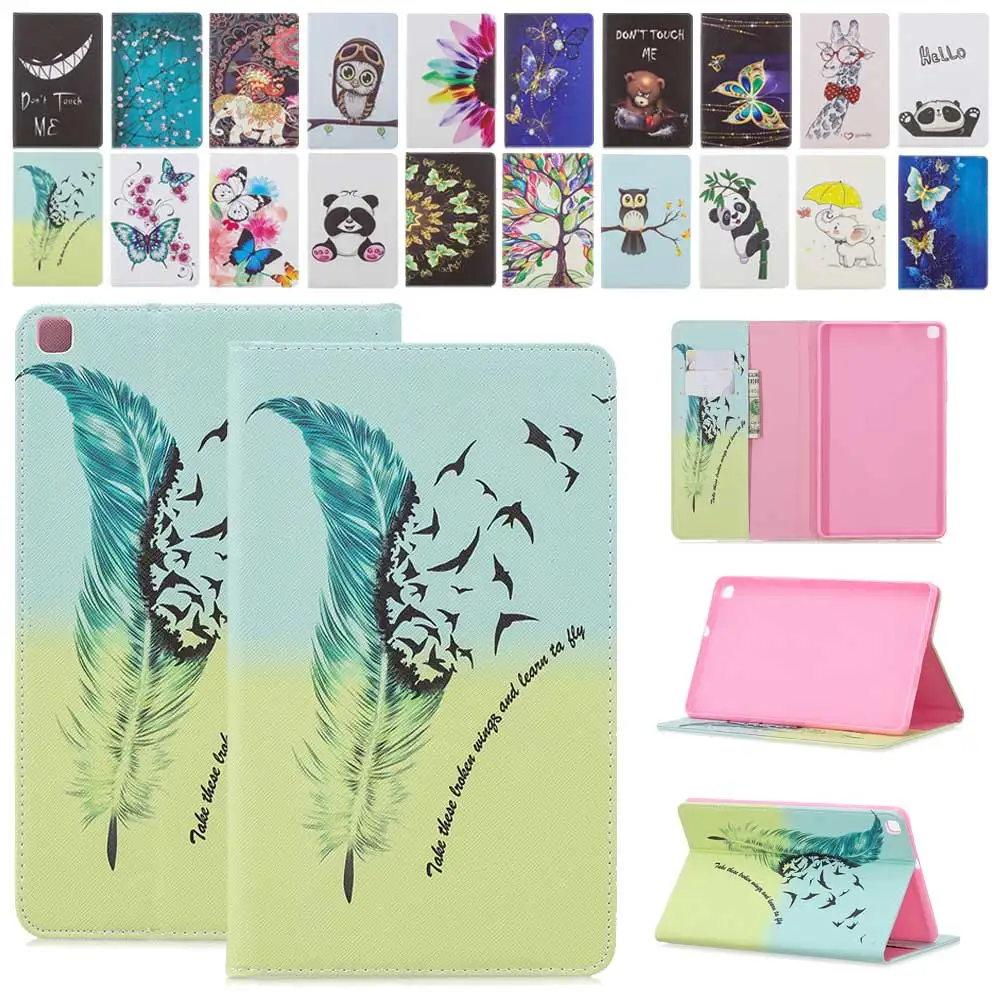 

Tab A 8 T290 T295 Funda Cute Printed PU Leather Flip Stand Cover Case For Samsung Galaxy Tab A 8.0" SM-T290 SM-T295 T297 2019