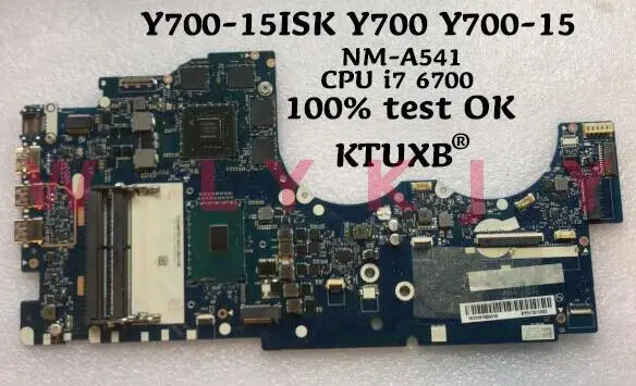 BY511 телефон материнская плата для Lenovo NM-A541 Y700 ноутбука i7 6700 GTX960M 2G DDR4 100% работает |