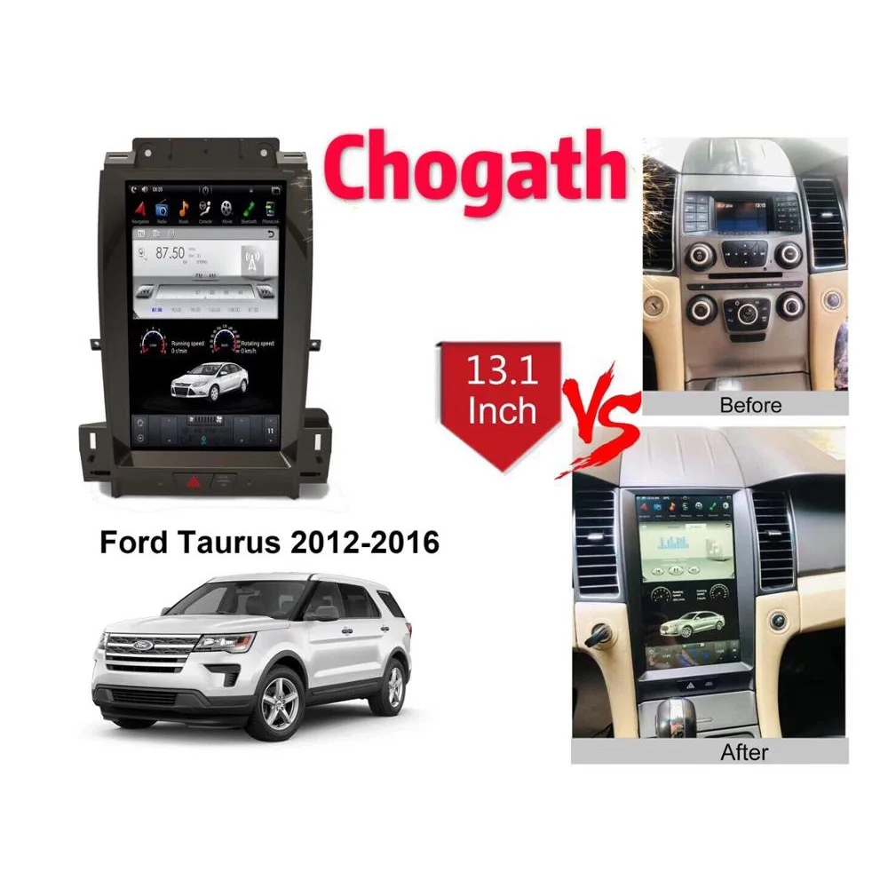 Автомобильный мультимедийный плеер Chogath 13 1 дюйма Android 6 0 gps навигация для Ford Taurus 2012