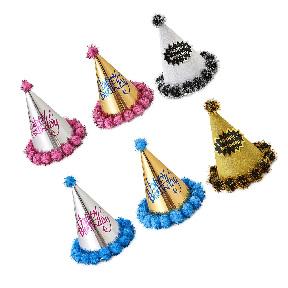 hats ball pointed lovely headwear party supplies paper hat for