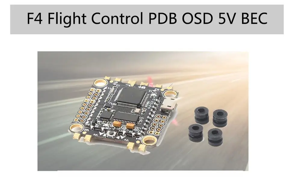 F4 Flight Control F4 PDB STM32 Integrated OSD 5V BEC Flight Controller for Reptile Martian II 220mm QAV-X 214 Drone
F4 Flight Control F4 PDB STM32 Integrated OSD 5V BEC Flight Controller for Reptile Martian II 220mm QAV-X 214 Drone