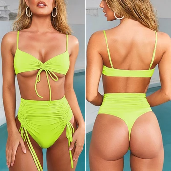 Bathing Suit Swimsuit Swimwear Thong Bikinis Sexy Female Women High Waist Fashion Beach Wear Summer Swim Push Up Two-piece
Bathing Suit Swimsuit Swimwear Thong Bikinis Sexy Female Women High Waist Fashion Beach Wear Summer Swim Push Up Two-piece