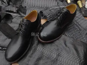 Wedding Dress Customize Zapatillas Hombre Handmade Casual Lace-up Big Toe Leather DIY Cattle Leather Derby Shoes Genuine Leather
Wedding Dress Customize Zapatillas Hombre Handmade Casual Lace-up Big Toe Leather DIY Cattle Leather Derby Shoes Genuine Leather