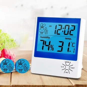 Electronic Thermometer Digital Wireless Hygrometer Humidity Monitor LCD Display Bracket Hygrometer Alarm Function Hot
Electronic Thermometer Digital Wireless Hygrometer Humidity Monitor LCD Display Bracket Hygrometer Alarm Function Hot