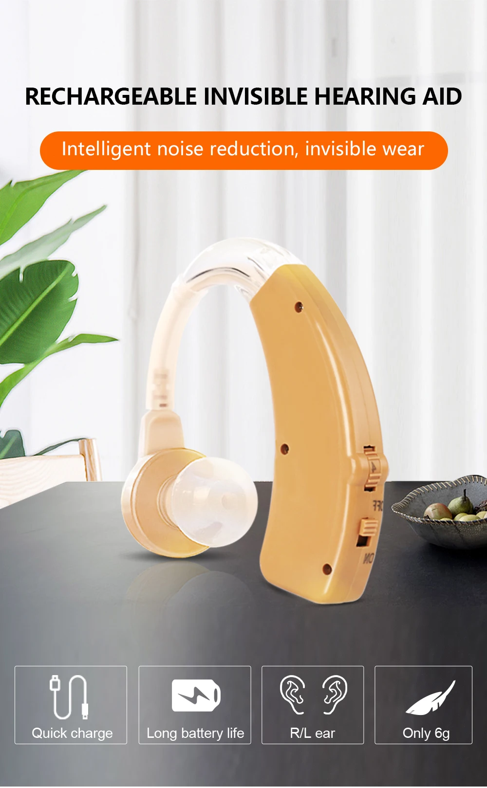 Cofoe Hearing Aid Rechargeable Hearing Aids Mini BTE Invisible USB Ear Aid Sound Amplifier For The Elderly Care Deaf Hear Aid Cofoe Hearing Aid Rechargeable Hearing Aids Mini BTE Invisible USB Ear Aid Sound Amplifier For The Elderly Care Deaf Hear Aid