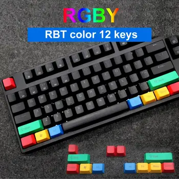 12Pcs/Set Key Caps Set Universal PBT Light-proof Color Matching Mechanical Keyboard Keycaps Keyboard Replacement Keycaps Kit
12Pcs/Set Key Caps Set Universal PBT Light-proof Color Matching Mechanical Keyboard Keycaps Keyboard Replacement Keycaps Kit