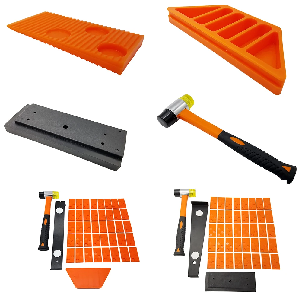 Multiple Laminate Wood Flooring Installation Kit with Mallet Spacers Pull Bar Tapping Block 22pcs/23pcs/33pcs/43pcs
Multiple Laminate Wood Flooring Installation Kit with Mallet Spacers Pull Bar Tapping Block 22pcs/23pcs/33pcs/43pcs
