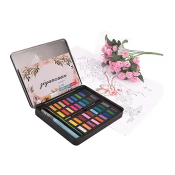 36 Colors Solid Watercolor Artist Paint Set Painting Pigment Box Art Supplies
36 Colors Solid Watercolor Artist Paint Set Painting Pigment Box Art Supplies