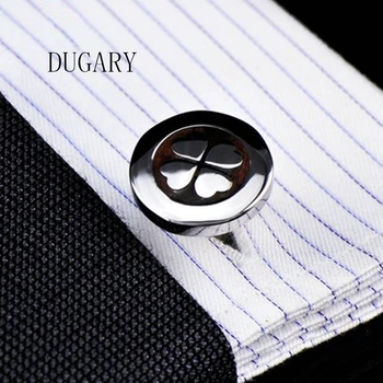 DUGARY Jewelry shirt cufflink men Brand medal Cuff link Fashion Buttons Gift High Quality wood Four-leaf clover Free Shipping
DUGARY Jewelry shirt cufflink men Brand medal Cuff link Fashion Buttons Gift High Quality wood Four-leaf clover Free Shipping