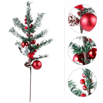 4PCS Christmas Adornment Twig Berry Decor Prop Pine Cone Red Fruit Ornament 
4PCS Christmas Adornment Twig Berry Decor Prop Pine Cone Red Fruit Ornament