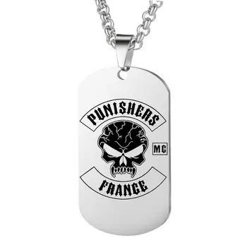 Laser Engrave Punisher Necklace Customized Personalized Skull Photo Pendant Punk Gift for Men SL-086
Laser Engrave Punisher Necklace Customized Personalized Skull Photo Pendant Punk Gift for Men SL-086