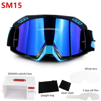 3 PCS Films+Extra Clear Lens For MX Oculos Off Road Helmet Gafas SOMAN SM15 Motocross Goggles Motorcycle Glasses
3 PCS Films+Extra Clear Lens For MX Oculos Off Road Helmet Gafas SOMAN SM15 Motocross Goggles Motorcycle Glasses