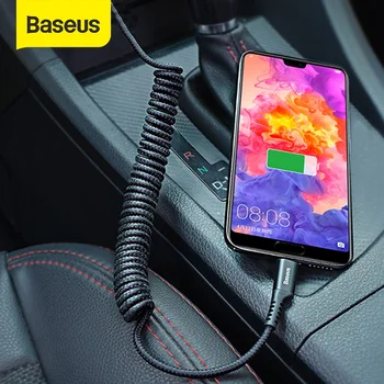 Baseus Spring USB Type C Cable for Car Styling Storage Flexible 2A Charging Cable USB C for Type-C Device
Baseus Spring USB Type C Cable for Car Styling Storage Flexible 2A Charging Cable USB C for Type-C Device