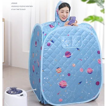 Foldable Steam Sauna 2L Steamer With Steam Hose Herbs Kit Remote Control Steam Sauna Spa Sauna Tent For Weight Loss Detox Relaxa 
Foldable Steam Sauna 2L Steamer With Steam Hose Herbs Kit Remote Control Steam Sauna Spa Sauna Tent For Weight Loss Detox Relaxa