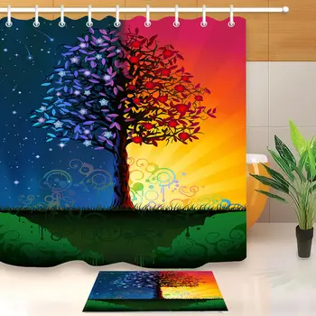 Day and Night Tree Shower Curtain Liner Bathroom Custom Set Polyester Fabric
Day and Night Tree Shower Curtain Liner Bathroom Custom Set Polyester Fabric