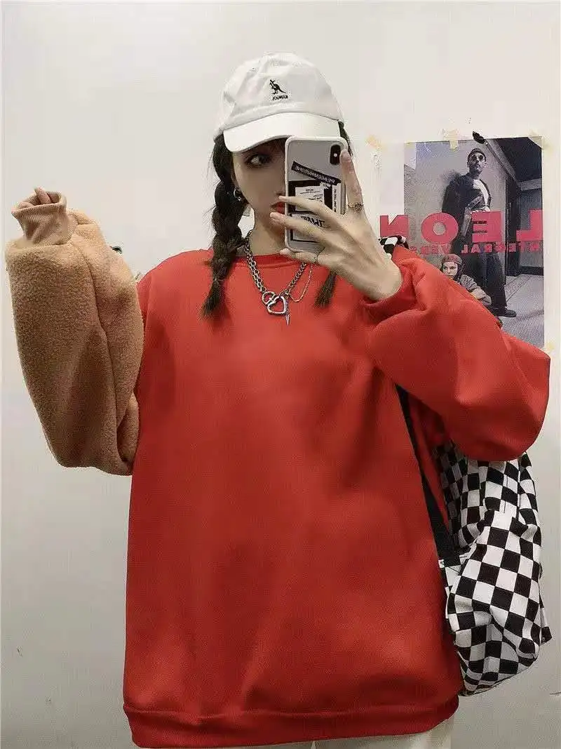 Oversized Women Fleece Bear Harajuku Hoodies JKP4847 Oversized Women Fleece Bear Harajuku Hoodies JKP4847