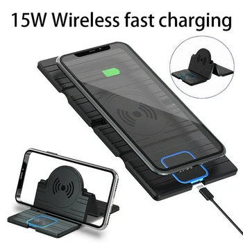 Sale 15W Fast Qi Wireless Charger Charging Pad Phone Holder Stand Car Dashboard Mount
Sale 15W Fast Qi Wireless Charger Charging Pad Phone Holder Stand Car Dashboard Mount