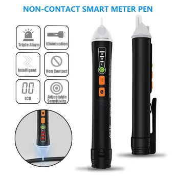 Voltage Meter AC DC Detector NCV Non Contact Tester Pen Volt Sensor Electric Test Pencil 48V to 1000V Sensitivity Voltmeter
Voltage Meter AC DC Detector NCV Non Contact Tester Pen Volt Sensor Electric Test Pencil 48V to 1000V Sensitivity Voltmeter