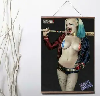 Suicide Squad Harley Quinn Movie Art Print canvas Poster Canvas Scroll Painting with wood
Suicide Squad Harley Quinn Movie Art Print canvas Poster Canvas Scroll Painting with wood