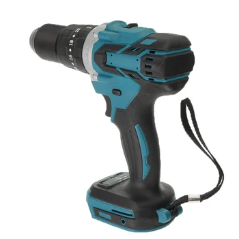 18V 13mm Electric Cordless Impact Drill Rechargable Electric Screwdriver Drill 3 in 1 For Makita Battery Power Tool
18V 13mm Electric Cordless Impact Drill Rechargable Electric Screwdriver Drill 3 in 1 For Makita Battery Power Tool