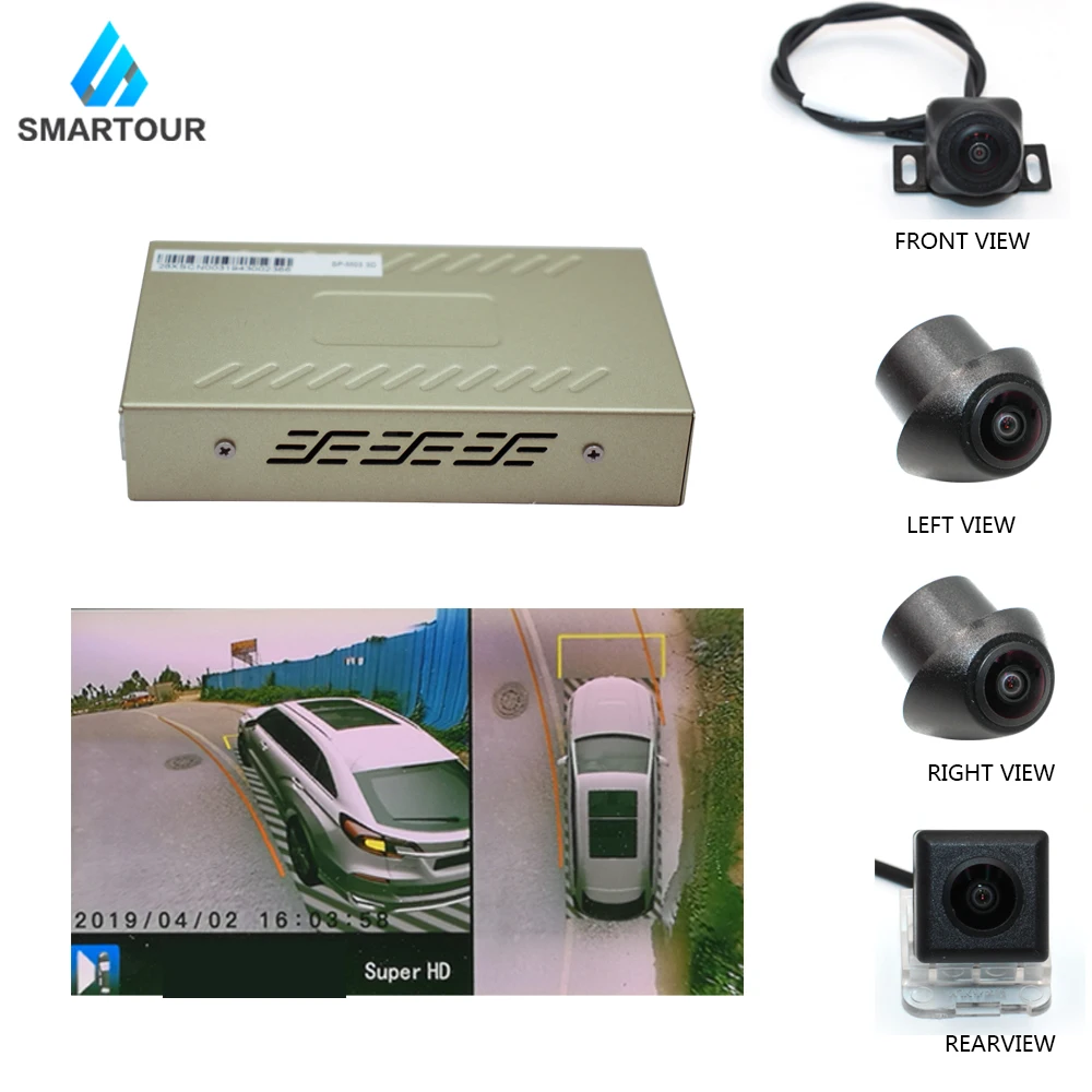 Smartour Newst Bird View System HD 3D 360 Surround View System Multi-angle adjustable metal Car camera 1080P DVR G-Sensor
Smartour Newst Bird View System HD 3D 360 Surround View System Multi-angle adjustable metal Car camera 1080P DVR G-Sensor