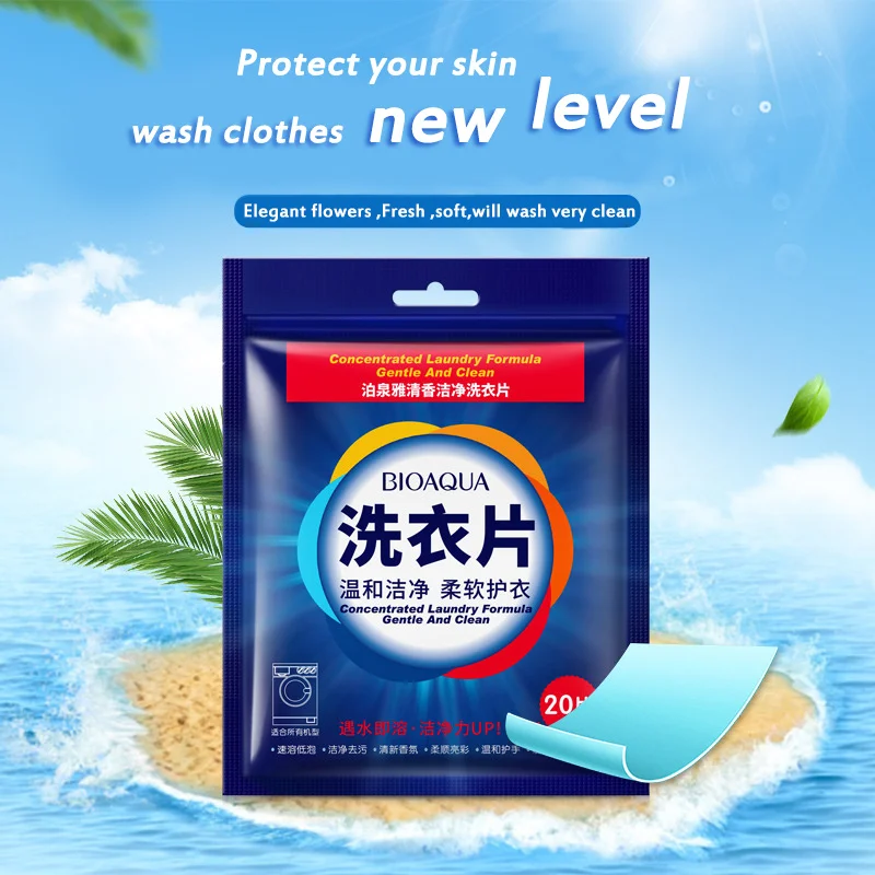 20pcs Eco Friendly Fragrance Cleansing Laundry Tablets Discs Papers Washing Powder Soap Softener Clothes Bra Washer Skin Care
20pcs Eco Friendly Fragrance Cleansing Laundry Tablets Discs Papers Washing Powder Soap Softener Clothes Bra Washer Skin Care