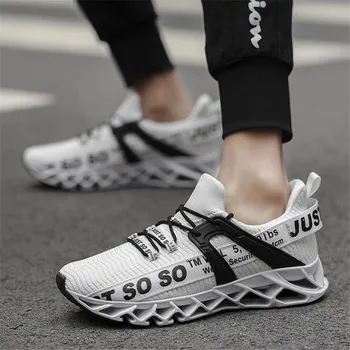 Sports Running Shoes Designer Sneakers for Men Flying Woven Trend Damping Mesh Blade Athletic Trainer Mens Sports Shoes Zapatos
Sports Running Shoes Designer Sneakers for Men Flying Woven Trend Damping Mesh Blade Athletic Trainer Mens Sports Shoes Zapatos