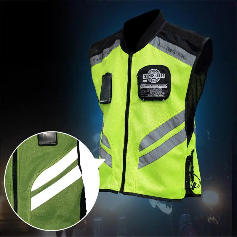 Motorcycle Riding Reflective Vest Uniform Fluorescent Rider Reflective Warning Safety Jacket Motorcycle High Visibility Jacket
Motorcycle Riding Reflective Vest Uniform Fluorescent Rider Reflective Warning Safety Jacket Motorcycle High Visibility Jacket