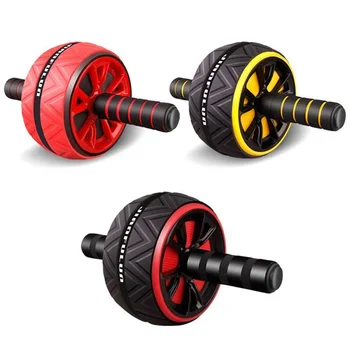 

Muscle Trainer Keep Fit Non-slip Roller Wheels No Noise Gym Arm Waist Legs Training Body Strength Fitness Equipment