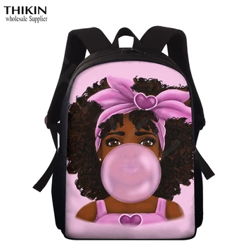 THIKIN Personalized Custom Name Bubble African Girl Design School Bags Laptop Shoulder Bags Teen Girl Children Student Backpack
THIKIN Personalized Custom Name Bubble African Girl Design School Bags Laptop Shoulder Bags Teen Girl Children Student Backpack
