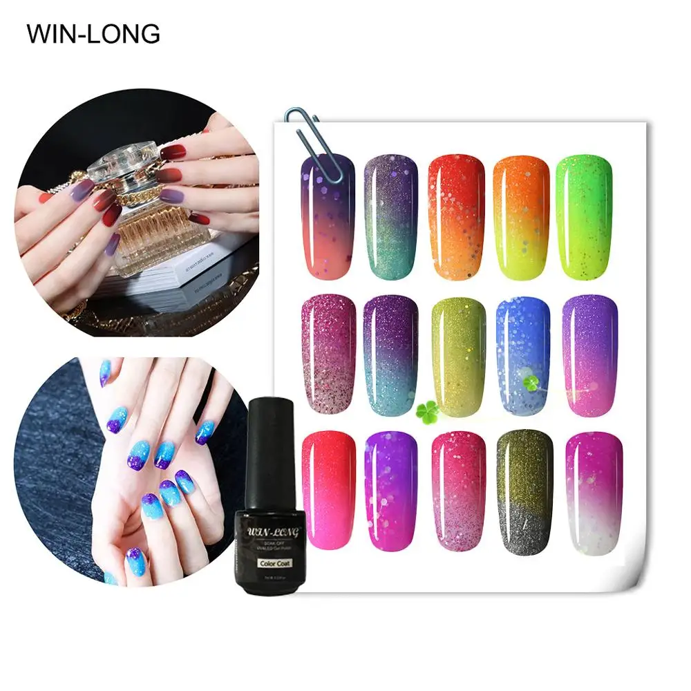 W-L Temperature Color Changing Gel Nail Polish 7ML UV Soak Off Nail Gel Polish Thermal Chameleon Gel Polish Nail Art Color Kits
W-L Temperature Color Changing Gel Nail Polish 7ML UV Soak Off Nail Gel Polish Thermal Chameleon Gel Polish Nail Art Color Kits