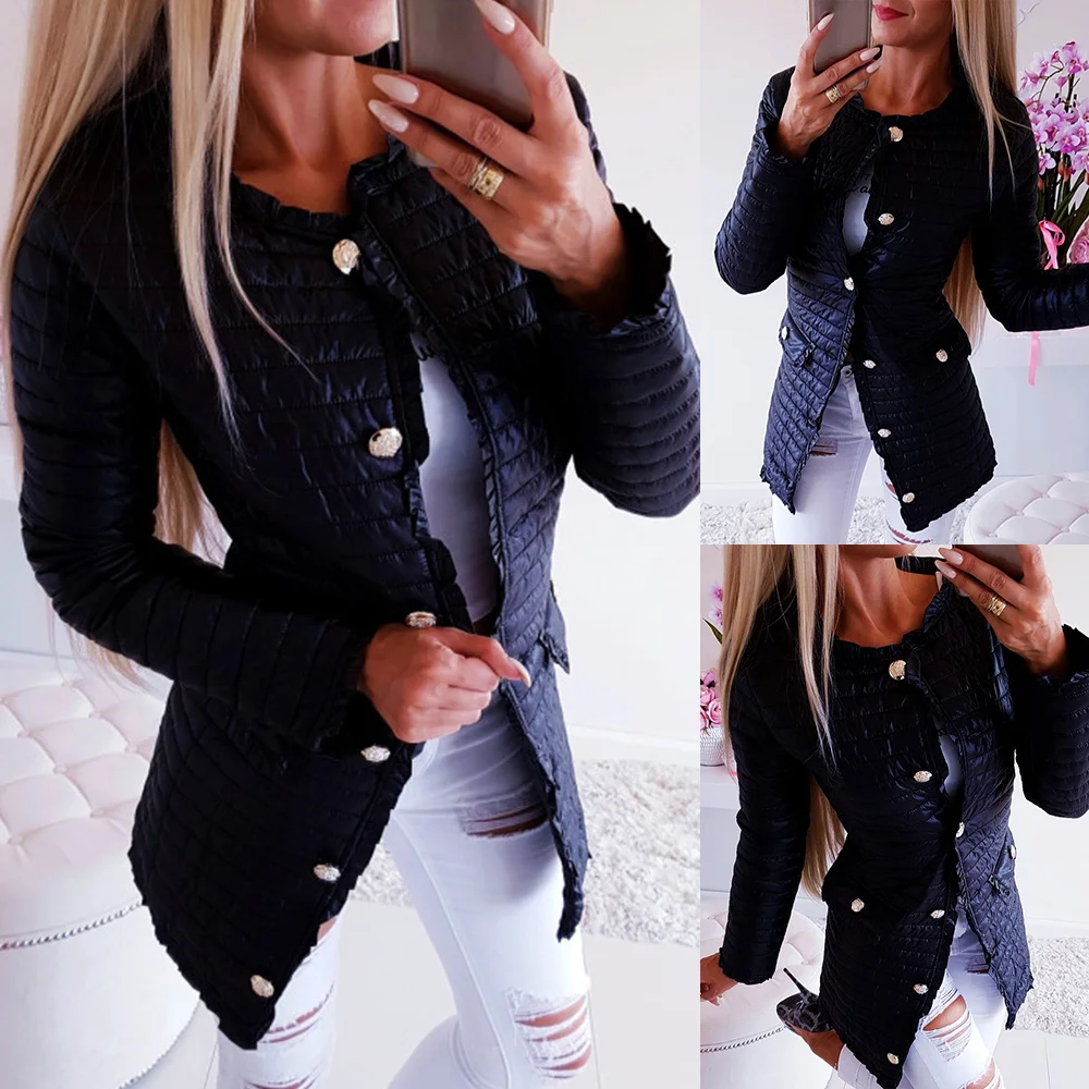 2019 Hot Sale Casual Black Plus Button Long Sleeve Women Jacket Fall Clothing Casual Open Stitch Women Cardigans
2019 Hot Sale Casual Black Plus Button Long Sleeve Women Jacket Fall Clothing Casual Open Stitch Women Cardigans