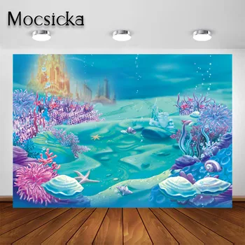 Mocsicka Under The Sea Castle Backdrop Mermaid Princess Baby Shower Birthday Party Photography Background Photocall Phoot Booth
Mocsicka Under The Sea Castle Backdrop Mermaid Princess Baby Shower Birthday Party Photography Background Photocall Phoot Booth