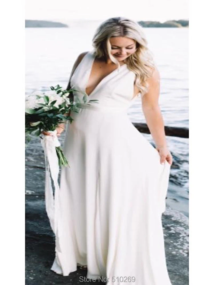 Modern Simple A Line V Neck Straps V Back Comfortable Soft Fabric Custom-made Wedding Dresses Bridal Gowns Robe De Marriage
Modern Simple A Line V Neck Straps V Back Comfortable Soft Fabric Custom-made Wedding Dresses Bridal Gowns Robe De Marriage