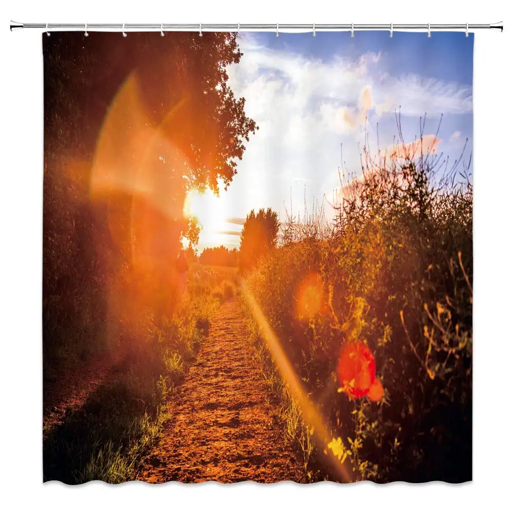 Sunshine Shower Curtain Decor Countryside Field Tree Scenery Landscape Creative Bathroom Curtain Polyester Fabric Machine
Sunshine Shower Curtain Decor Countryside Field Tree Scenery Landscape Creative Bathroom Curtain Polyester Fabric Machine