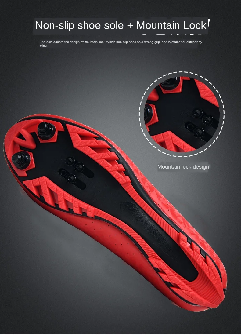Menandwomen bicycle shoes sports entertainment cycling shoes high quality men's shoes outdoor automatic shoes mountain bikeshoes