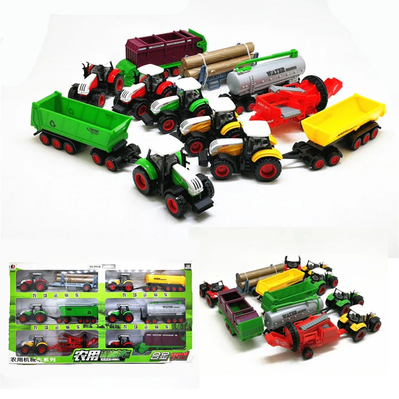 Boxed Tractor Reaping Machine Logging Freight Truck Animal Freight Truck Crops Alloy Models Toy Set
Boxed Tractor Reaping Machine Logging Freight Truck Animal Freight Truck Crops Alloy Models Toy Set